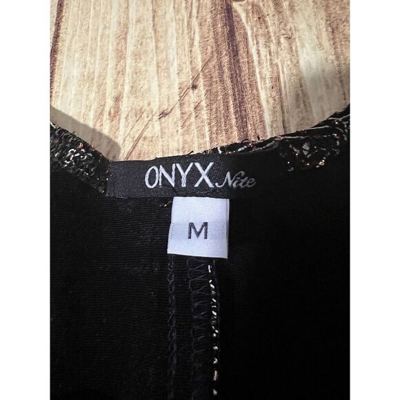 Onyx Nite Formal Tank Women's Medium Black/Red - Picture 9 of 11